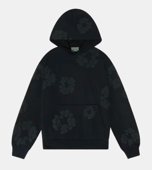 Denim tears Hoodie Black on Black