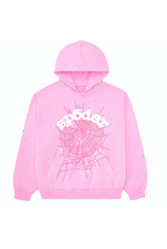 Sp5der Hoodie Pink