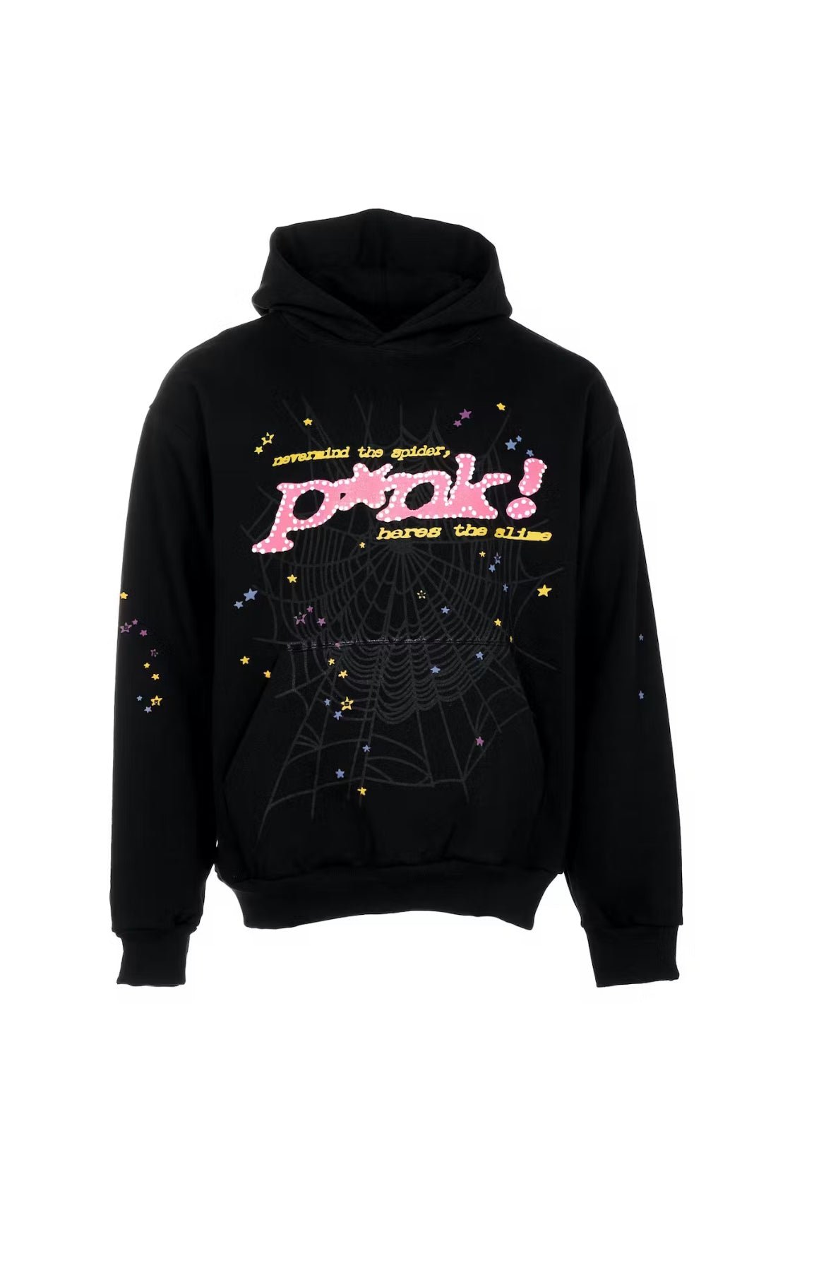 Sp5der Hoodie Black Pink