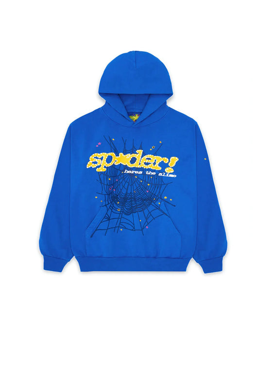 Sp5der Hoodie Dark Blue