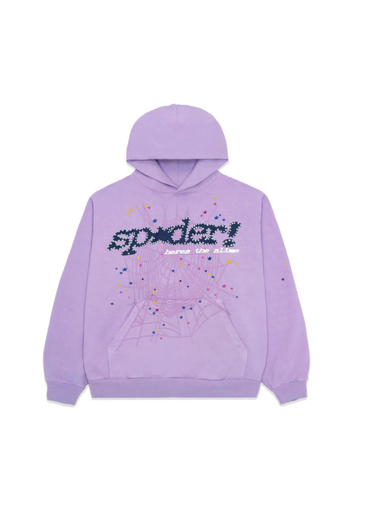 Sp5der Hoodie Purple